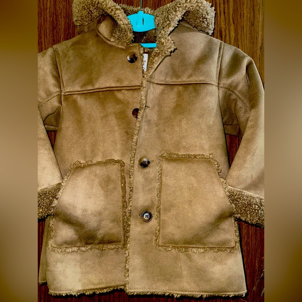 Zara Kids Shearling Coat.